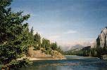 River near Banff in Canada