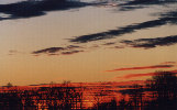 A January Sunset from my deck